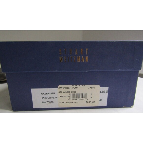 Stuart Weitzman Womens Metalic Brown Lace Up Booties Heels Retail $285 Size 6 - Picture 9 of 9